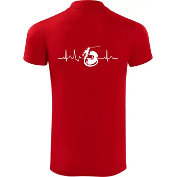Pánská košile EKG svářeč - Polokošile Victory sportovní (dresovina) - L ( Červená )