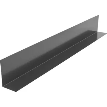 Covernit Boční lemování ke zdi UNI bez vodní drážky RAL 7024 grafit