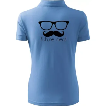 Future nerd - Polokošile dámská Pique Polo - 2XL ( Pyžamově modrá )