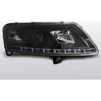 Přední světlomet Přední světla, AUDI A6 C6, 2004-2008, TRU DRL XENON D2S, černé (57.LPAU76)