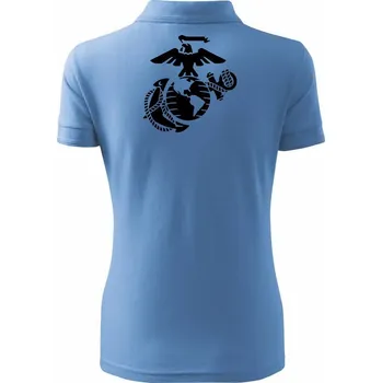 United Marines logo - Polokošile dámská Pique Polo - 3XL ( Pyžamově modrá )