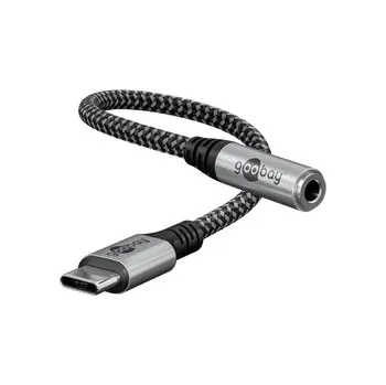 Sluchátka Adaptér GOOBAY 74056 USB-C/JACK 3,5mm (pro poslech hudby)