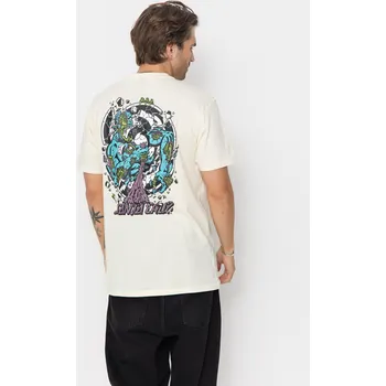 Pánské oblečení Santa Cruz Roskopp Dissect Strip (unbleached cotton) S, béžová