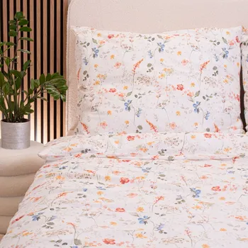 Bavlněné povlečení 140x200 set romantické květiny Amy