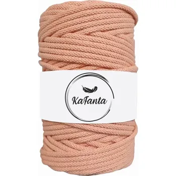 Příze Bavlněná šňůra KaFanta 5 mm - lososová