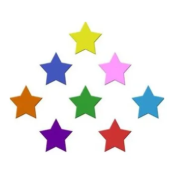 Vánoční dekorace BREWIS ván.dekorace PVX12 8ks hvězda