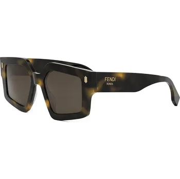 Sluneční brýle FENDI Roma Havana Square Sunglasses