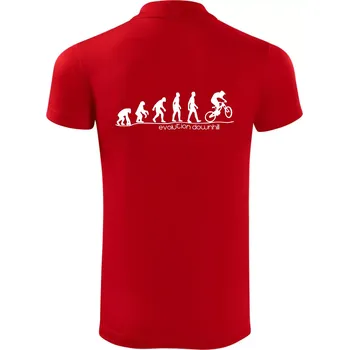 Pánská košile Evolution Downhill - Polokošile Victory sportovní (dresovina) - L ( Červená )