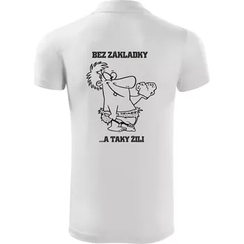 Pánská košile Školní triko - Bez základky - Polokošile Victory sportovní (dresovina) - M ( Bílá )