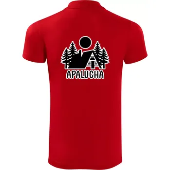 Pánská košile Apalucha chalupa - Polokošile Victory sportovní (dresovina) - S ( Červená )
