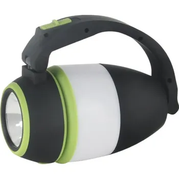 Lampička LED stolní lampa HW097 3xAA 0,5 W 150 lm 6500 K černá/zelená - flexibilní rameno