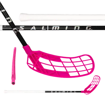 Florbal Salming Q-series Aero Quest1 27 Black/Silver vel. 103cm (= 113cm) pravá kulatá (pravá ruka dole)