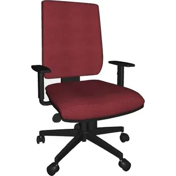 Kancelářský vozík Kancelářská židle YORK šéf 3 - bez podhlavníku Látka: Fill-červená (29)