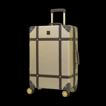 Plastový kufr ROCK Vintage M - hnědá