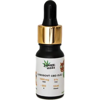 CBD Happy seeds Lososový CBD olej pro zvířata 10% Obsah: 30 ml