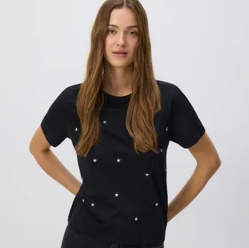 Reserved - Tričko s aplikacemi - černý - 862HD-99X - 862HD-99X-M