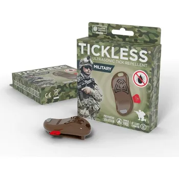Přípravek proti hmyzu TICKLESS MILITARY Ultrazvukový odpuzovač klíšťat a blech
