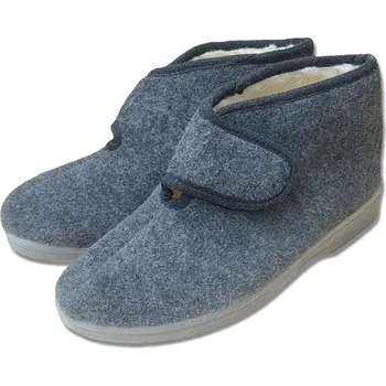 Pánská obuv Ovčíno důchodky kotníkové na suchý zip - odlehčené EU 38 + DÁREK