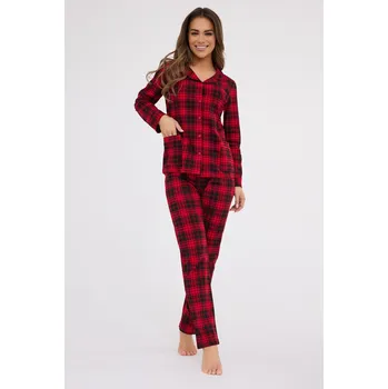 Dámské noční prádlo DÁMSKÉ PYŽAMO DR 482/423 TRACY červená XL