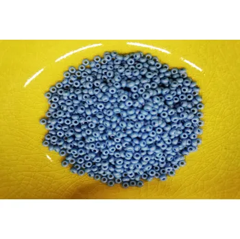 Dětské navlékací korálky Korálky PRECIOSA rokajl vel.10/0 - modrá matná - 10g