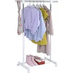 Věšákový stojan na kolečkách OTTO bílý
