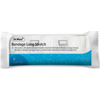 Dr. Max Bandage Long Stretch 10 cm x 5 m obinadlo 1 ks