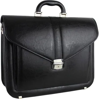 Pánská aktovka Aktovka REAbags 7173-TR - černá / nikl