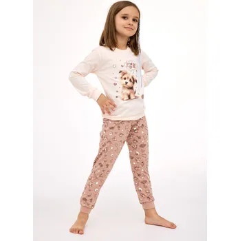 Dívčí pyžamo Pyžamo Cornette 592/193 Sweet Dog dl/r dívčí Barva: Sweet dog, Velikost: 158/164