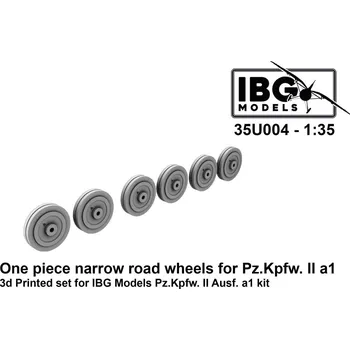 Plastikový model IBG 1/35 One piece narrow road wheels - Pz.Kpfw. II A1
