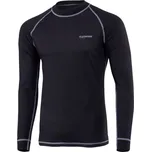 Pánské termo triko z merino vlny Klimatex MENT 2XL Černá, Bílá