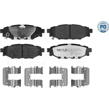 Brzdová destička Sada brzdových destiček, kotoučová brzda MEYLE 025 242 7114/PD