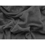 Prostěradlo mikroplyš SOFT 180x200 cm tmavě šedé