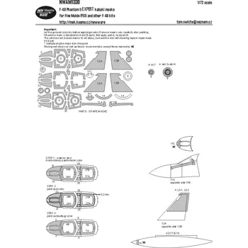 Plastikový model New Ware 1/72 Mask F-4B Phantom II EXPERT (FINEM)