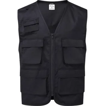 Pánská vesta PortWest | Pracovní vesta - Black / XXXL / 3XL / černá