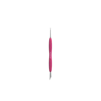 Přípravek na nehty Staleks zatlačovač UNIQ PQ-11/2 se silikonovou rukojetí "Gummy"