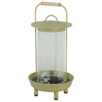 Napáječka pro ptáka Zolux S.A.S. Napáječka pro drůbež plnění shora,kov zelená 4l Zolux