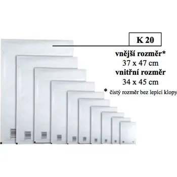 Obálka Bublinková protinárazová obálka K20