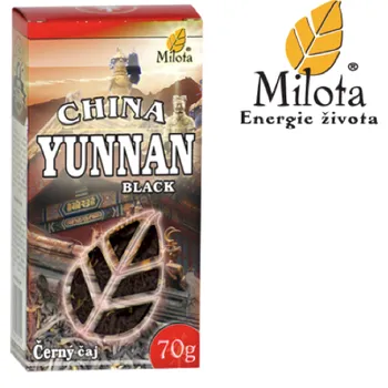 Čaj Černý čaj sypaný čínský YUNNAN FOP 70 g