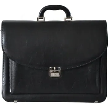 Pánská aktovka Aktovka REAbags 7614-TR - černá / nikl