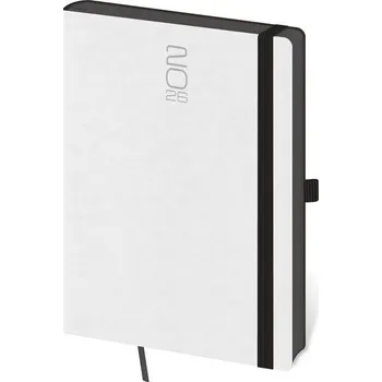 Diář Týdenní diář 2026 Memory - A5, bílý, s gumičkou