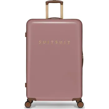 Plastový kufr SUITSUIT® Fab Seventies Old Rose L - růžová