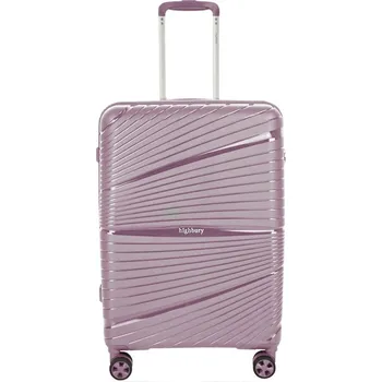 Plastový kufr HIGHBURY Helios L - fialová