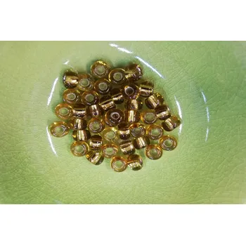 Dětské navlékací korálky Korálky PRECIOSA rokajl vel.3/0 - žlutá čirá - 10g