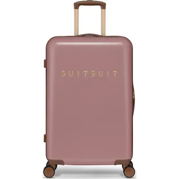 Plastový kufr SUITSUIT® Fab Seventies Old Rose M - růžová