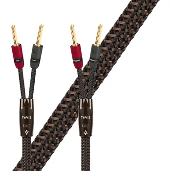 Audio kabel Audioquest Type 5 FR AQ 300- Banánky zlaté 3,0 m
