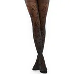 GATE Vzorované silonkové punčochy 20 DEN S/M 624-1031/89