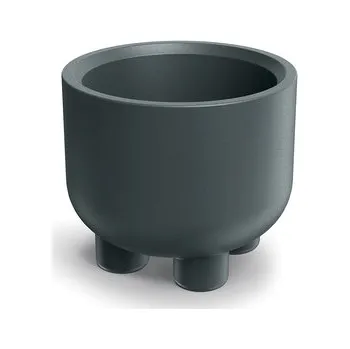 Květináč Květináč s nožiškami MOLTA ROUND 48 cm - barva: grafit