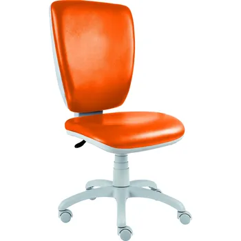 Kancelářský vozík Kancelářská židle TORINO - koženka Látka: Koženka-oranžová (030)