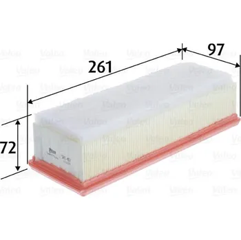 Vzduchový filtr Vzduchový filtr VALEO 585417