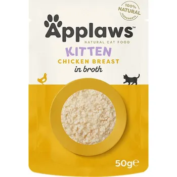 Krmivo pro kočku APPLAWS Kitten kapsička Kuřecí prsa 50g